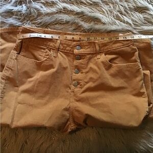 Levi's Tan Corduroy High Rise Pants